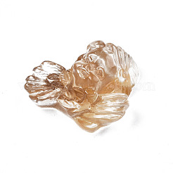 Двухцветные кабошоны из прозрачной смолы CRES-S302-42B