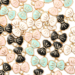 40шт 4 цвета сплава эмалевые подвески ENAM-CJ0002-17