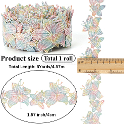 5 ярд цветочной полиэфирной кружевной ленты&nbsp;OCOR-GF0004-95E