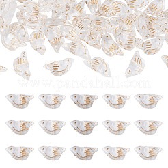 50 Stück transparente Acrylperlen&nbsp;MACR-TADJ0001-01A