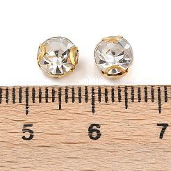 Плоские круглые пришивные бусины-монти со стразами STAS-B107-01C-01G