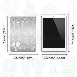 Трафареты для резки металла из нержавеющей стали DIY-WH0289-086