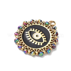 Pendentifs en acier inoxydable 304 émaillés&nbsp;STAS-P453-15G-01