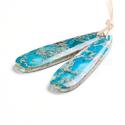 Кулоны из натуральной императорской яшмы&nbsp;X-G-G827-03U