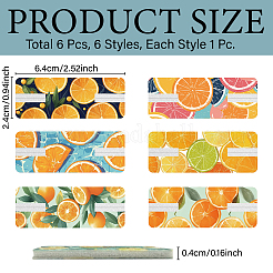 6 Stück 6 Stile Filz bedruckte Halsketten-Displaykarten-Sets&nbsp;CDIS-WH0035-014