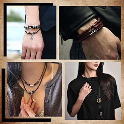 5-метровый плетеный кожаный шнур с сердечником WL-BBC0001-01A-02