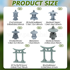 8 pièce de décoration de phare en PVC de 8 styles&nbsp;DJEW-FG0001-40