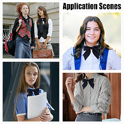 Галстуки с бантом из полиэстера&nbsp;AJEW-WH0678-55A