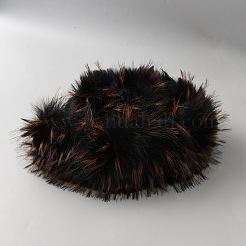 Bordure en fourrure artificielle chenille pour la couture et la décoration artisanale&nbsp;FIND-WH0366-093B