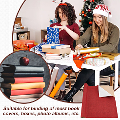 1 лист прямоугольных самоклеящихся льняных заплаток для одежды DIY-OC0011-91D