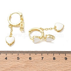 Pendientes colgantes de aro de latón&nbsp;KK-CBA98BA-06G-D
