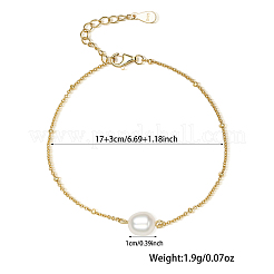 925 браслет из стерлингового серебра с жемчужными звеньями HB6290-1