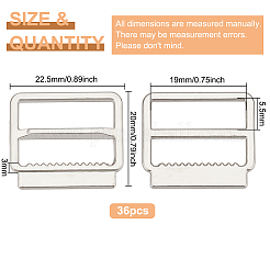 36 шт. застежки-пряжки из сплава FIND-BC0004-76P