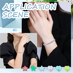 Экологичные прозрачные акриловые бусины&nbsp;TACR-DC0001-04A