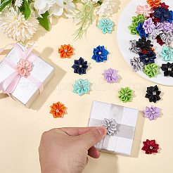 50 шт. 10-х цветные аксессуары для костюмов из полиэстера ручной работы&nbsp;DIY-SP0006-45