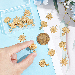 20 шт. 2 стиля ионного покрытия (IP) подвески из нержавеющей стали 304&nbsp;STAS-UN0049-71