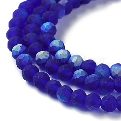 Chapelets de perles en verre imitation jade&nbsp;EGLA-YW0003-19B-05