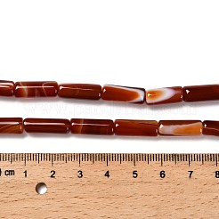 Окрашенные естественный агат бисер пряди&nbsp;G-G203-01D