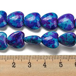 Fili di perline sintetici verniciati a spruzzo&nbsp;G-E617-B08-03