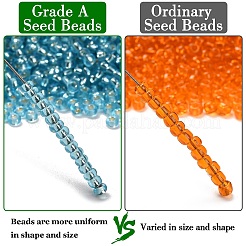 12/0 сорт круглый бисер стеклянный SEED-Q007-F47