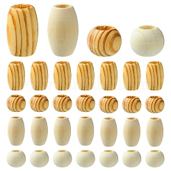 40 шт. 2 вида сосновых бусин&nbsp;WOOD-YW0001-48