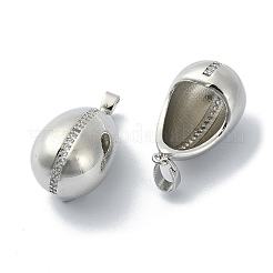 Латунные микро проложить кубического циркония подвески&nbsp;KK-D094-01P