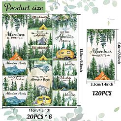 Самоклеящаяся мини-обертка для конфет из листовой бумаги DIY-WH0604-018