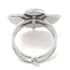 Кольца-манжеты из синтетической бирюзы из нержавеющей стали 304 G-Z056-02P-04