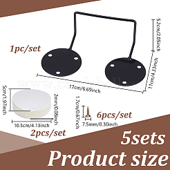 Железный фиксатор&nbsp;AJEW-WH0270-998A