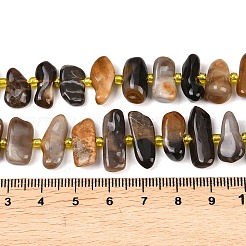 Серый натуральный опал бусы пряди&nbsp;G-K393-B07