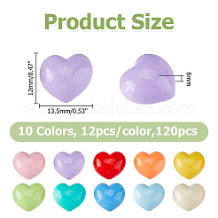 Кабошоны из непрозрачной смолы&nbsp;RESI-HS0001-08