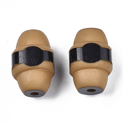 Двухцветные акриловые бусины&nbsp;SACR-S274-06