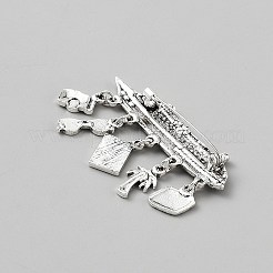 Kreuzfahrt-Anstecknadeln aus Zinklegierung für Rucksackkleidung&nbsp;JEWB-CJC0007-13AS