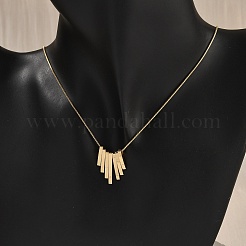 Ожерелья с подвесками-кисточками из нержавеющей стали 304 NEJW-V001-13G