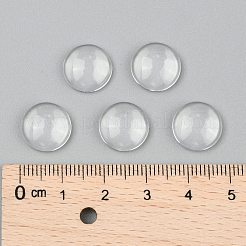 Прозрачные стеклянные кабошоны GGLA-R026-12mm