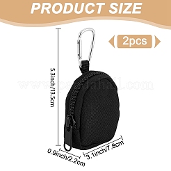 Нейлоновые кошельки на молнии с застежками из сплава&nbsp;AJEW-WH0542-88