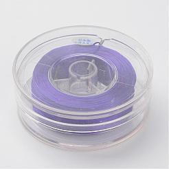 Японские экологически чистые окрашенные плоские эластичные хрустальные струны&nbsp;EW-F005-0.6mm-01