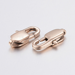 Ионное покрытие (ip) застежки-лобстеры из нержавеющей стали 304 STAS-F148-11x5.5-08RG