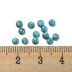 Gefärbte handgemachte synthetische Türkis-Cabochons&nbsp;G-B070-19C