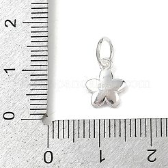 925 подвеска-цветок из стерлингового серебра с эмалью STER-K183-11S-01