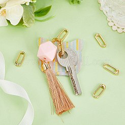 6 шт. латунные пружинные кольца-затворы KK-SC0003-85