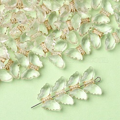 100 шт. прозрачные акриловые бусины для покрытия&nbsp;TACR-YW0003-17