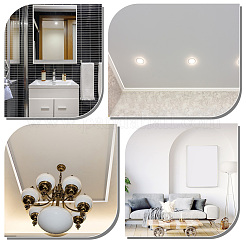 Гибкая самоклеящаяся отделка из нержавеющей стали 201 AJEW-WH0248-316A-P