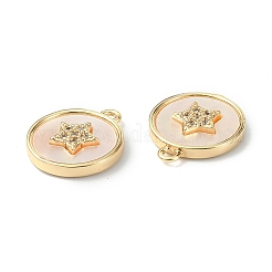 Латунные микро проложить кубического циркония подвески&nbsp;X-KK-B072-02G