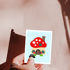 Трафареты для резки углеродистой стали на грибную тему DIY-WH0309-1601