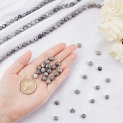 Натуральный камень-карта / камень пикассо / нити из бисера пикассо&nbsp;G-AR0002-17