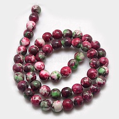 Синтетические ископаемое бисер пряди&nbsp;G-L028-8mm-01