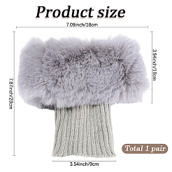 Носки из акрилового волокна шерстяной пряжи чехол для ног&nbsp;AJEW-WH20018-149C