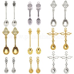 Подвески из сплава в тибетском стиле TIBEP-SC0002-42