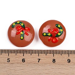 Рождественские эмалевые бусины ручной работы в технике лэмпворк&nbsp;X1-LAMP-C020-03E